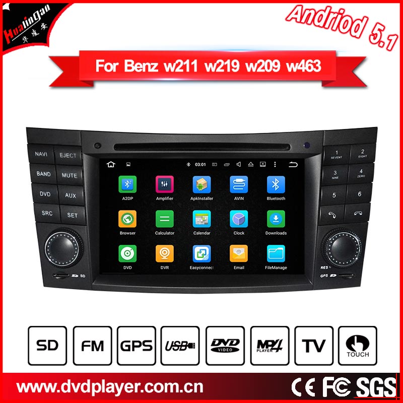For Mercedes-Benz E W211 CLS W219 G W463 Android Autoradio 7" Touchscreen GPS Navigation CarPlay 