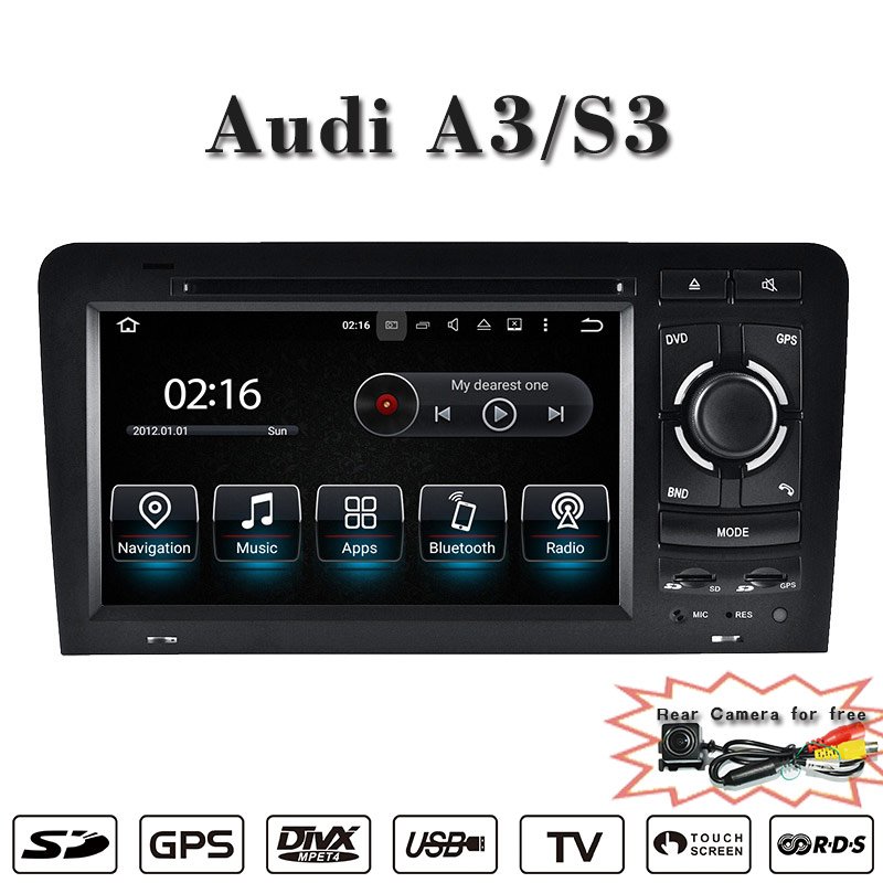 Carplay Car Dvd Player Audi A3 S3 Android 10.0 Multimedia Gps Navigation Screen Mirroring Wifi