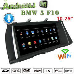 Hualingan For BMW 5 series,CIC system,10.25 inch Android car multimedia system MTK Core 4G internet 64G storage WIFI Carplay