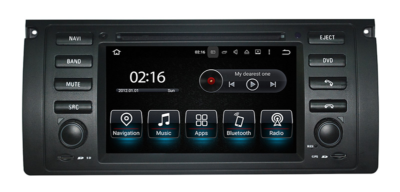carplay Android CAR DVD GPS BMW 5 E39 M5 3G Internet or wifi connection