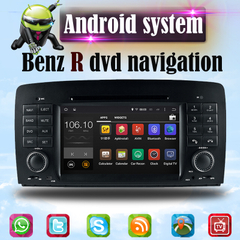 For Mercedes-Benz R-Class (W251/V251) 7" Touchscreen Car Stereo Radio GPS Navi Car Dash Camera Wifi