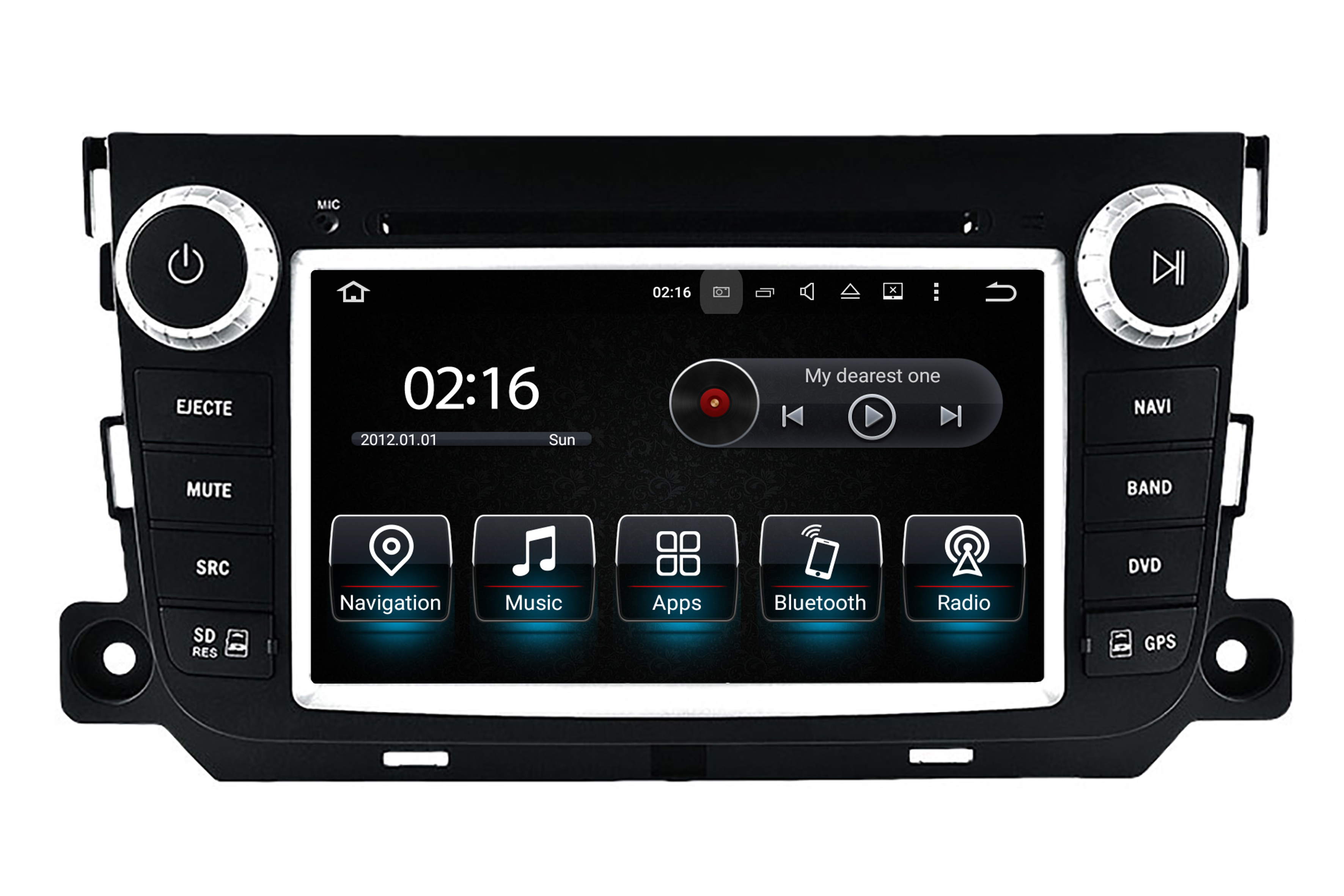  Android Car Radio GPS 7" carplay Smart Fortwo android 10.0 car audio stereo car videos car dvd player
