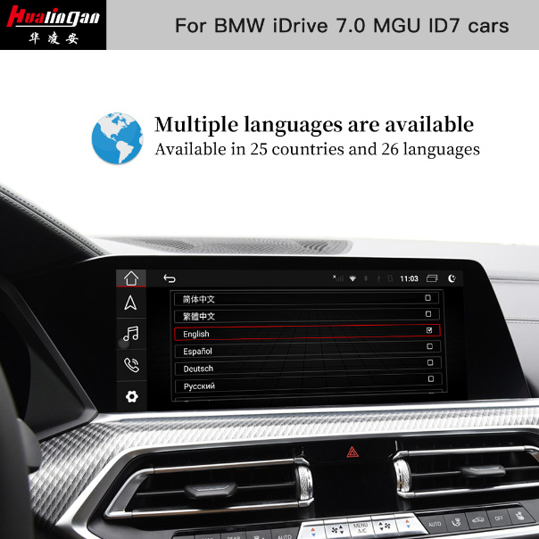for BMW X5 (G05) iDrive 7.0 Autoradio Car Stereo Apple Carplay & Android Auto DAB + GPS Live Navigation 