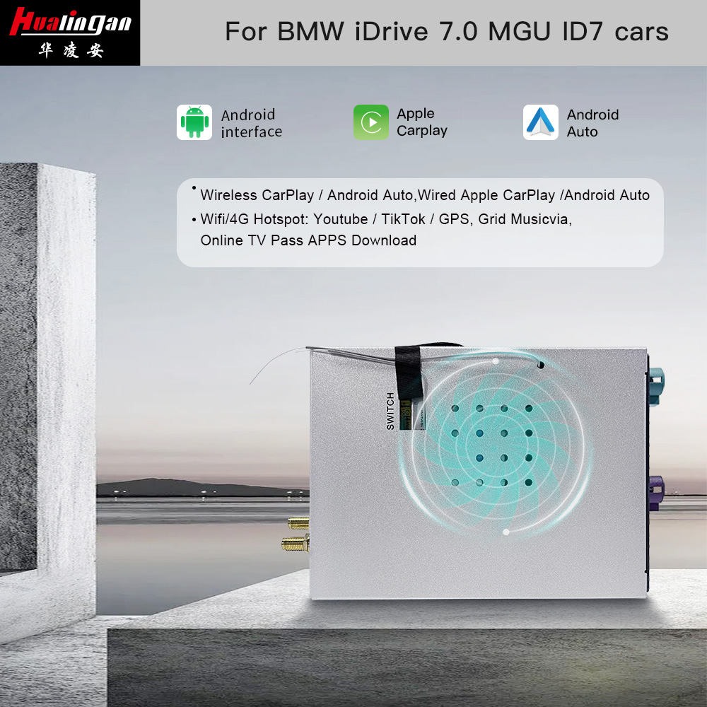 for BMW BMW X3 (G01) iIDrive 7.0 Carplay Android Radio Aftermarket Stereo GPS, Grid Musicvia