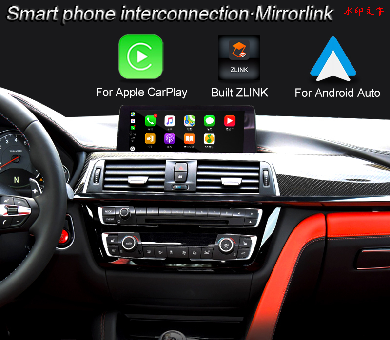 Android Multimedia Video Interface Box for BMW 3 Series GT/ M2 EVO ID6 System Wireless CarPlay / Andrio Auto