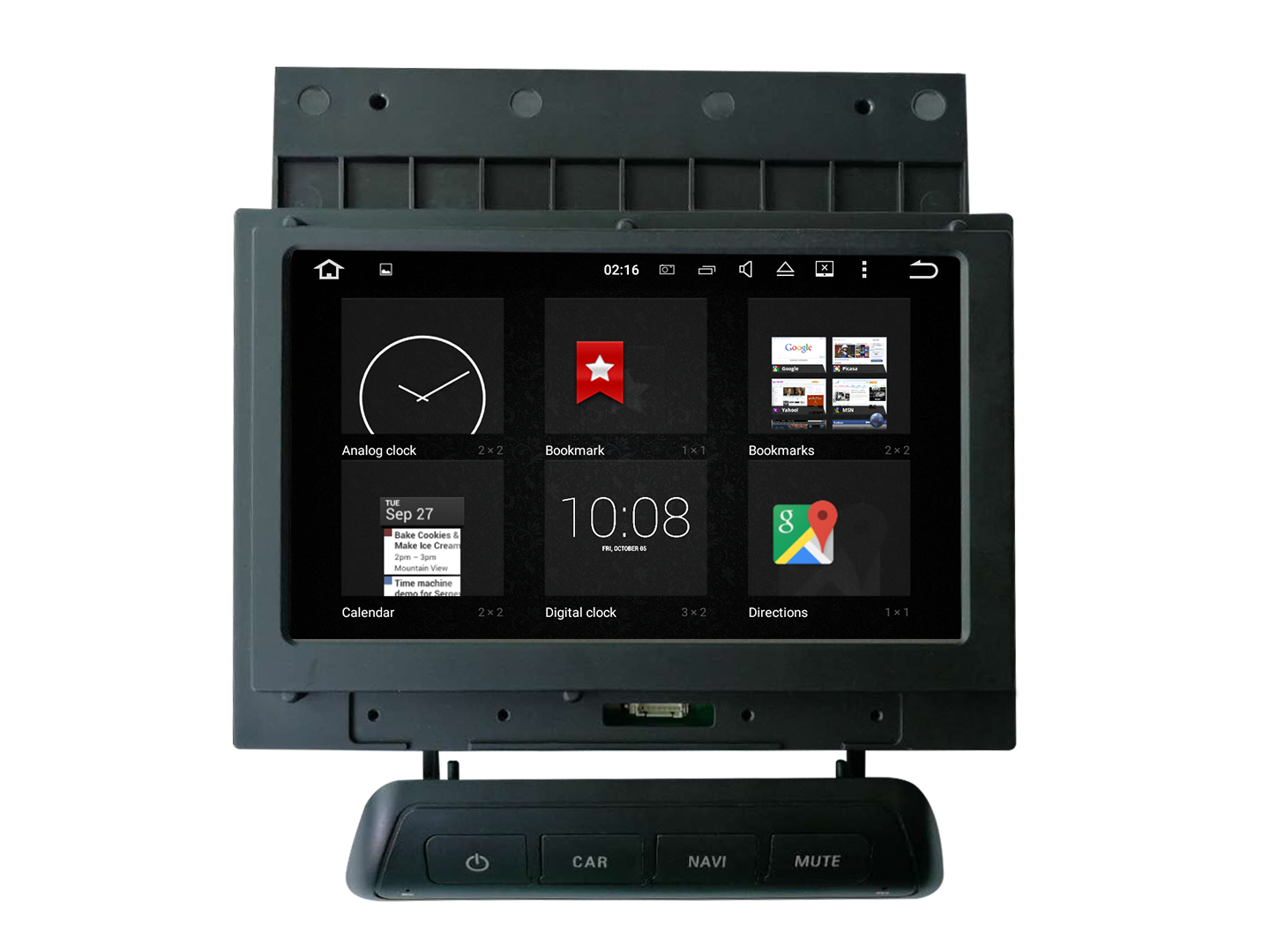 7" Land Rover Disscovery Range Rover Car Dvd Gps Android 9.0 Blue Aay Anti-glare And Anti-glare (optional) 