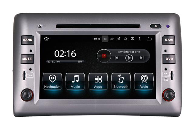 8"Fiat Stilo Android 9.0 Car Dvd Players Carplay Android Phone Connections Blue Aay Anti-glare And Anti-glare