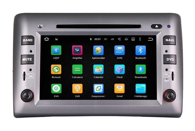 Hualingan Fiat Stilo Radio Android Head Unit 8.0 inch TouchScreen Car Stereo Upgrade Car GPS Navigation Wireless Apple CarPlay Fullscreen Audroid Auto Bluetooth Music Autoradio Wifi
