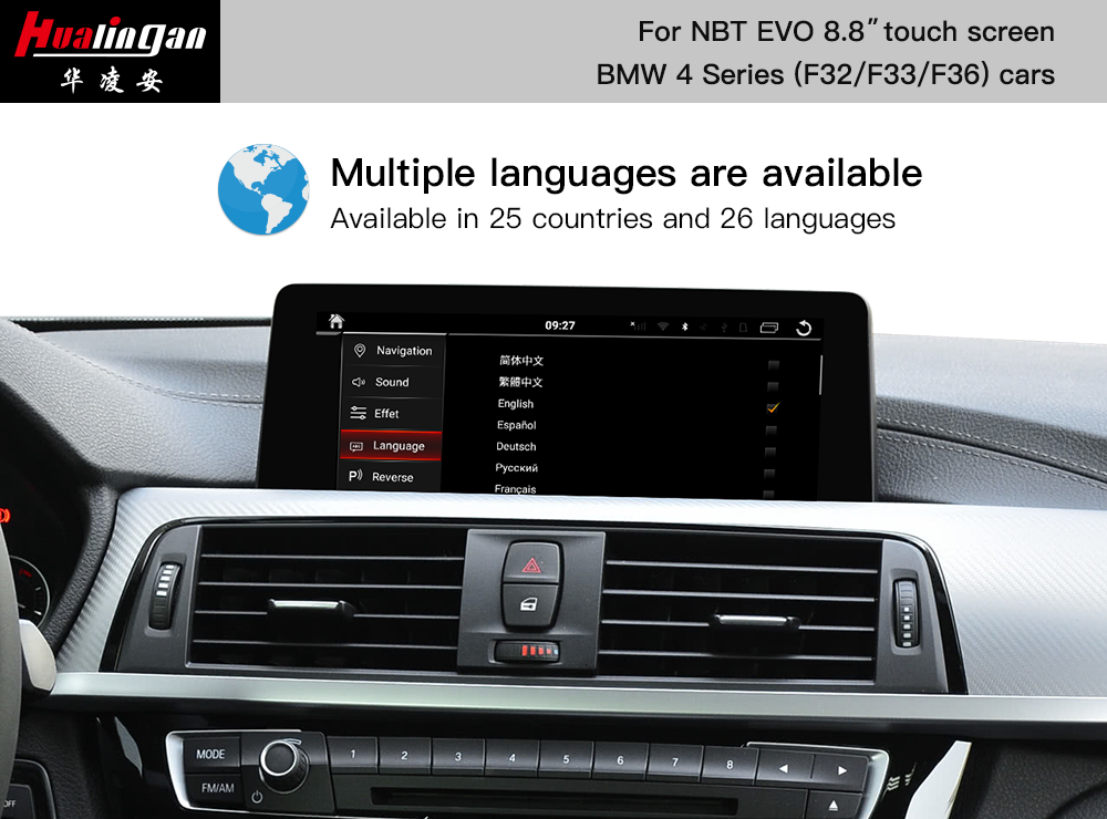 BMW 4 Series Android 12 Car Ai BOX wireless Apple CarPlay F32 F33 F36 Android Auto FullScreen Mirroring