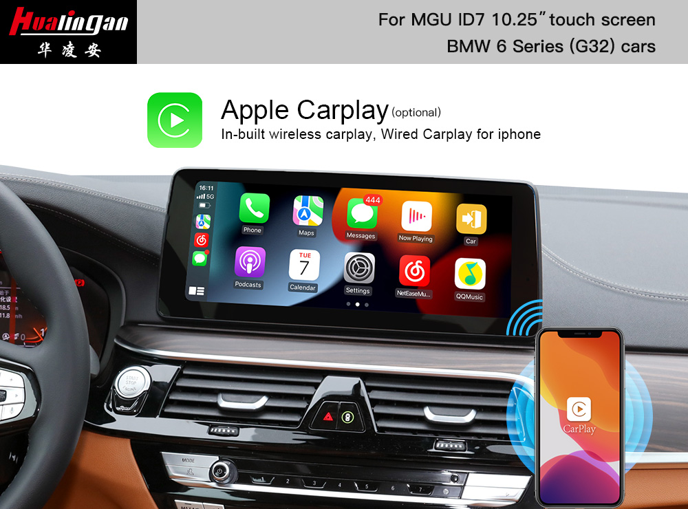 BMW 6 Series G32 Apple CarPlay Retrofit IDrive 7.0 CarPlay Ai BOX