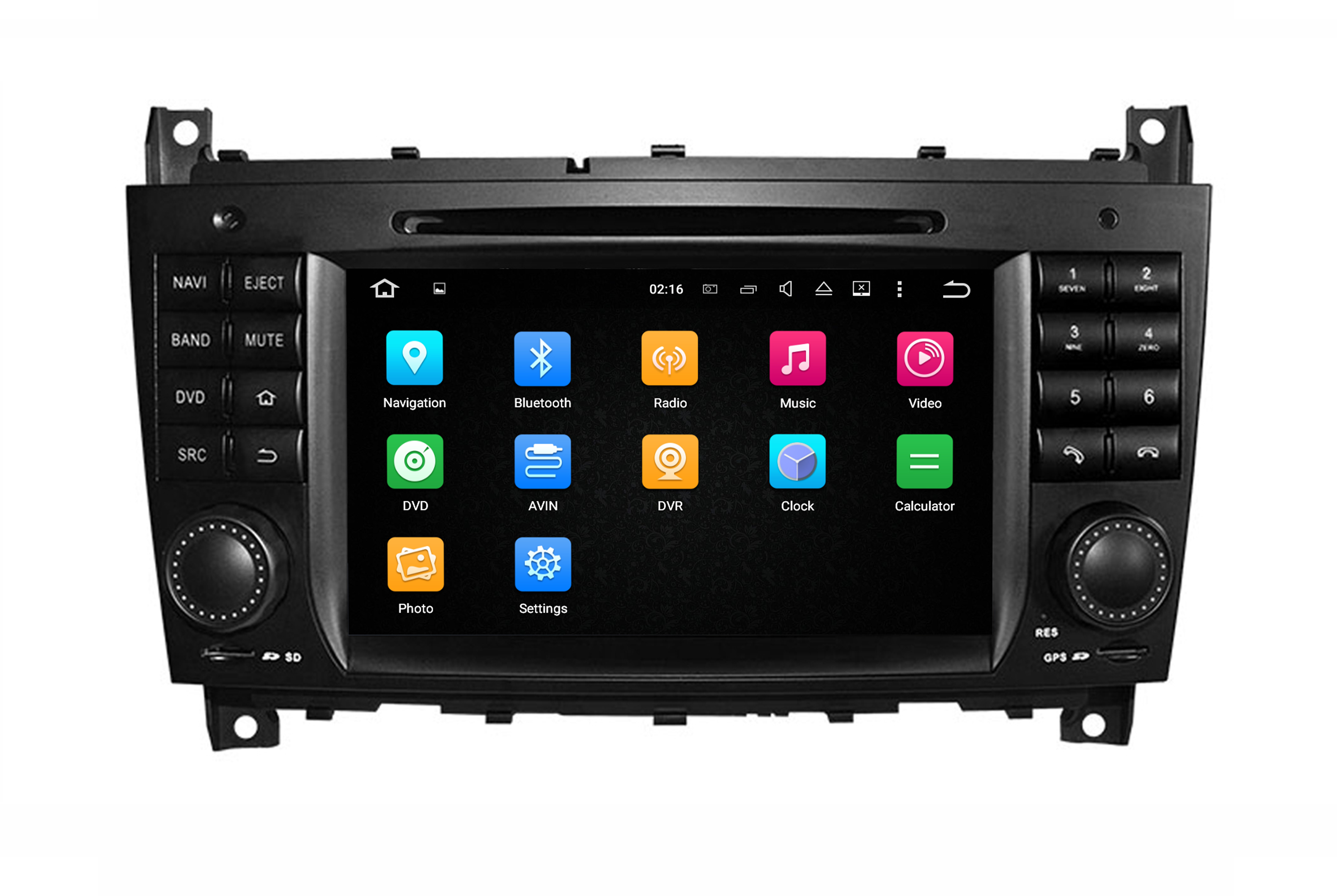  For Mercedes Benz G-W463 C-W203 Car Stereo Radio 7" Touchscreen Android Autoradio GPS Navi CarPlay