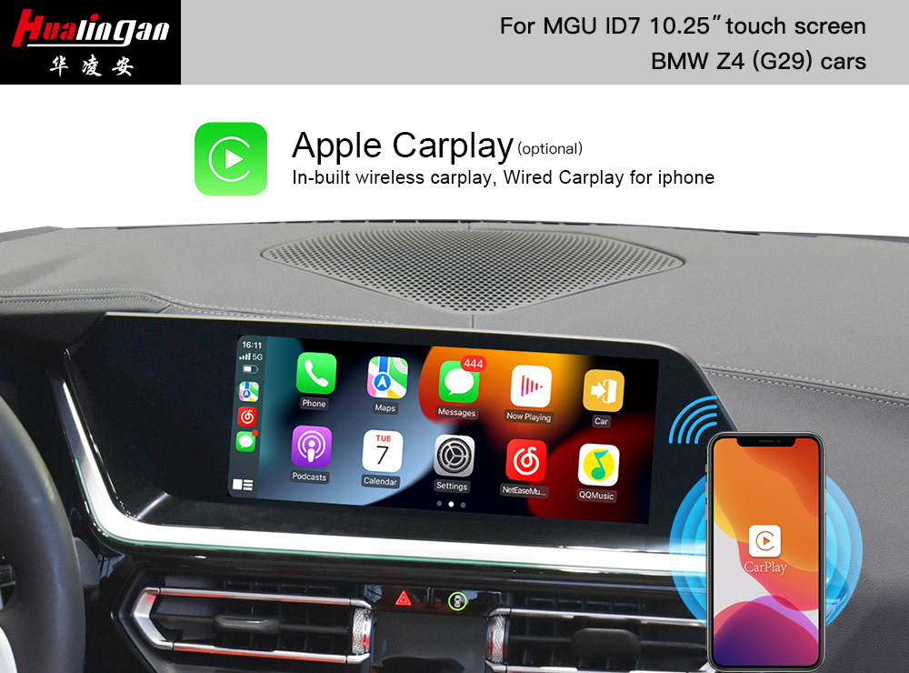 BMW Z4 G29 MGU CarPlay AI BOX Android AI BOX Apple CarPlay Retrofit ...