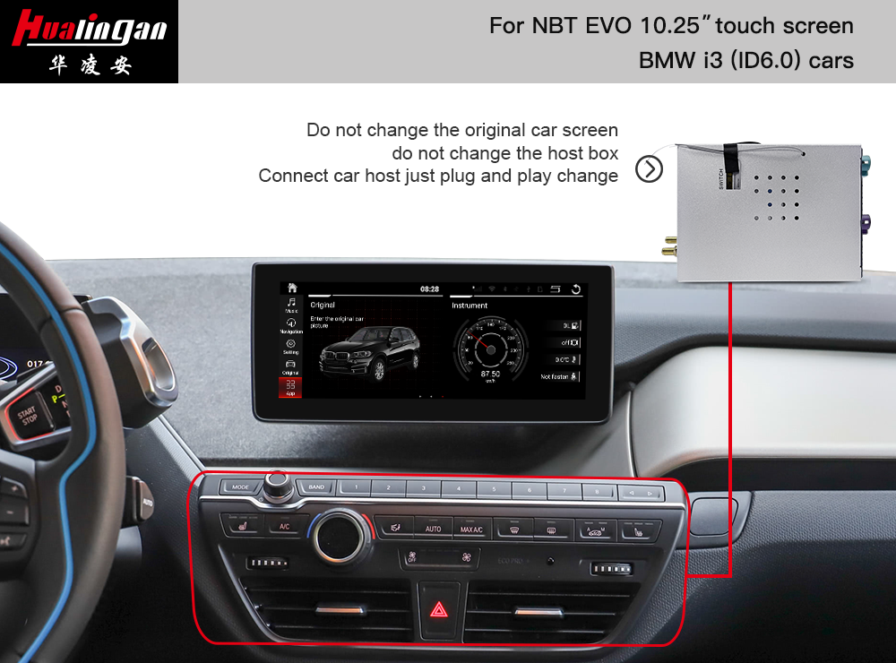 BMW i3 Series Wireless Apple CarPlay iDrive 6.0 Android Multimedia Box Maps Upgrade 