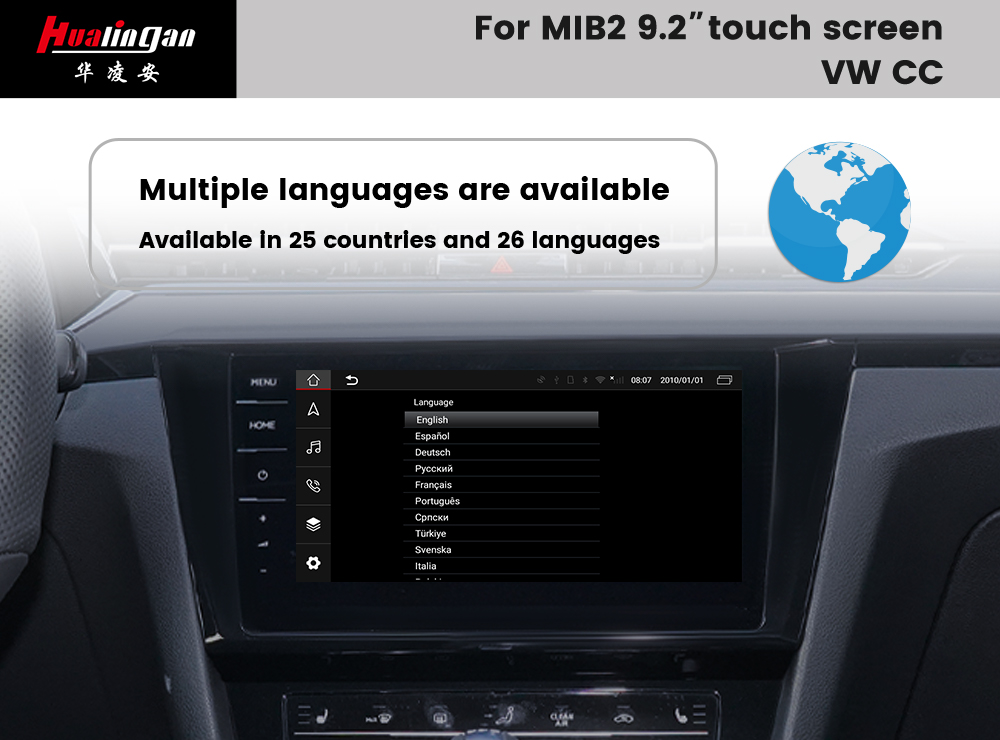 multimídia 2 din volkswagen mekede android auto carplay