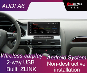 Android 8.0 Audi A6 MMI 2G 3G Multimedia Gps Navigation 10.25"Blu-ray Anti-Glare DVB-T / ISDB-T/ ATSC 4g Wifi Carplay