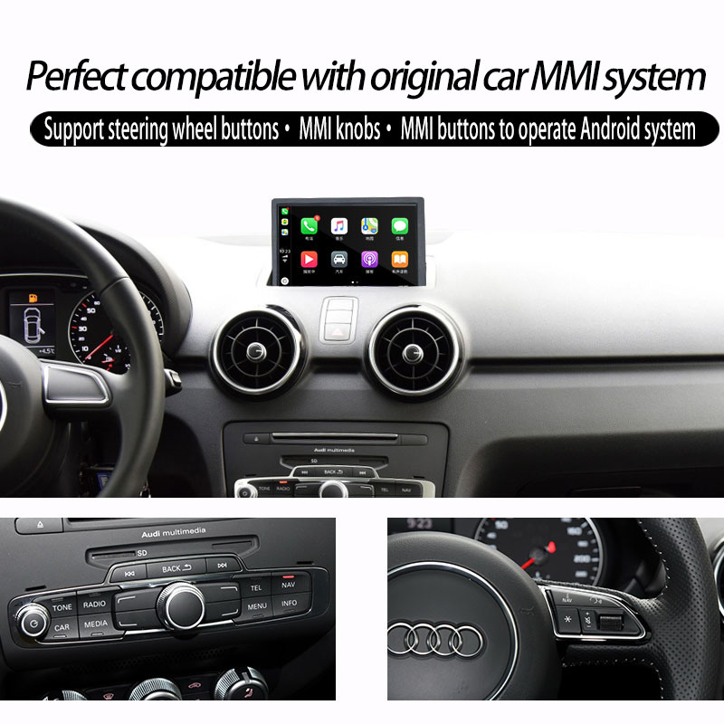 Carplay Car Dvd Player Audi A1 MMI 2G 3G Anti-Glare Android Navigation Gps Android Wifi Connection 4G 