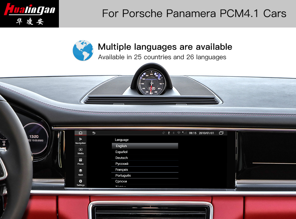 Apple CarPlay Porsche Panamera (971) PCM 4.1 Screen Upgrade Android Auto Mirroring Naviagtion System Video in Motion Wi-Fi 4G 