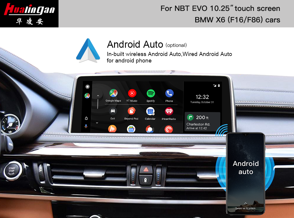 Android Multimedia Box BMW X6 F16 Apple CarPlay X6 M F86 Android Auto